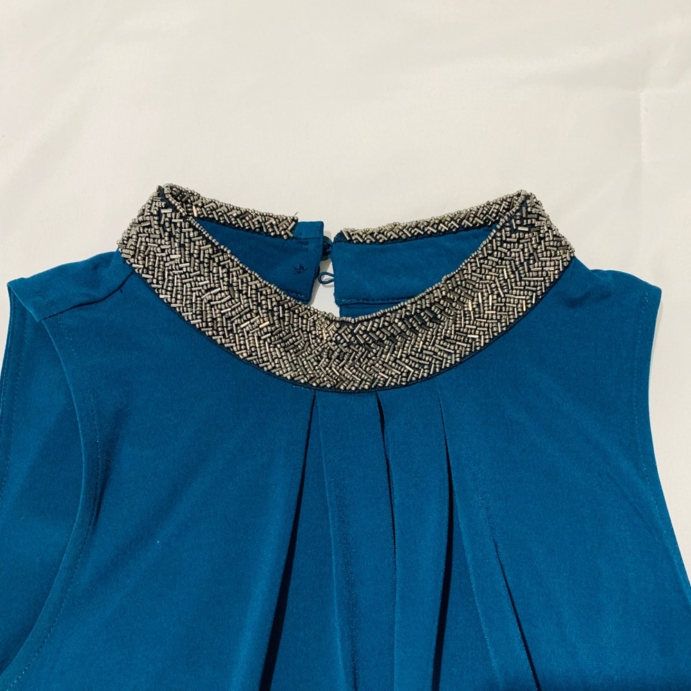Alfani Petite Turquoise Blouses - Picture 3 of 4
